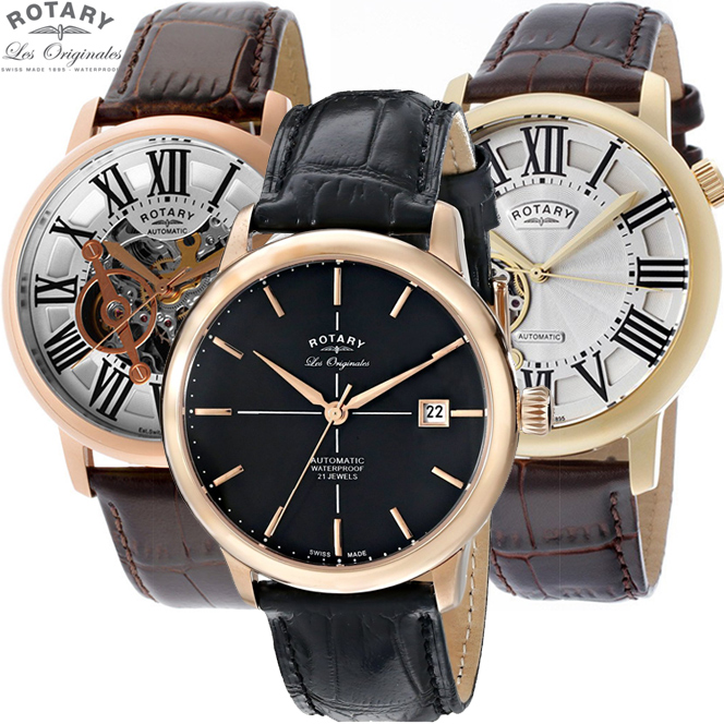 24 Deluxe - Rotary Automatic Horloges "Swiss Made" 24 Deluxe - Rotary Automatic Horloges "Swiss Made"