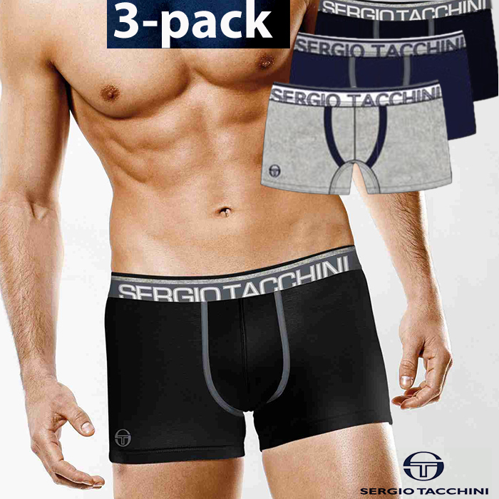 24 Deluxe - Sergio Tacchini Boxershorts 3 Pack