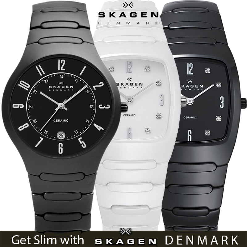 24 Deluxe - Skagen Denmark Ceramic Horloges