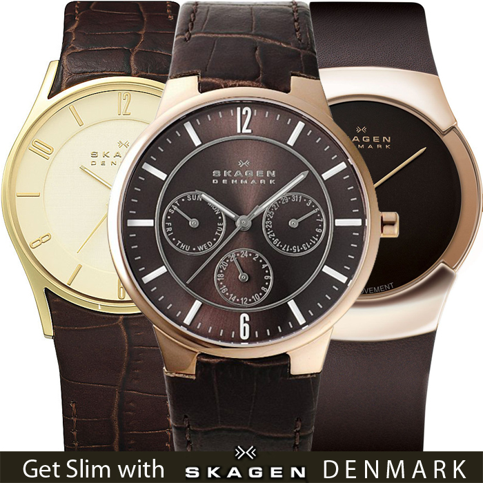 24 Deluxe - Skagen Denmark Slimline Horloges 24 Deluxe - Skagen Denmark Slimline Horloges