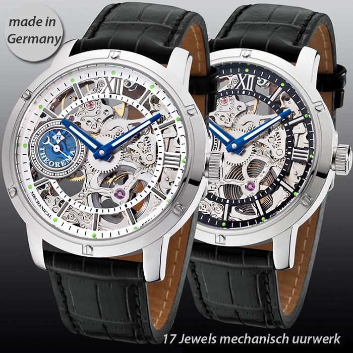 24 Deluxe - Theorema Mechanisch Skeleton Horloge