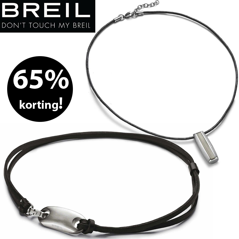 24 Deluxe - Trendy Breil Halsketting Unisex 24 Deluxe - Trendy Breil Halsketting Unisex