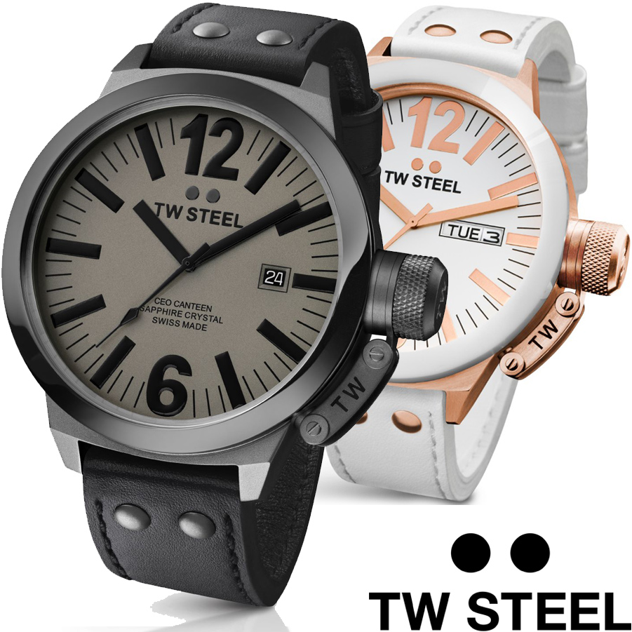 24 Deluxe - Tw Steel Canteen Xxl Horloge 24 Deluxe - Tw Steel Canteen Xxl Horloge