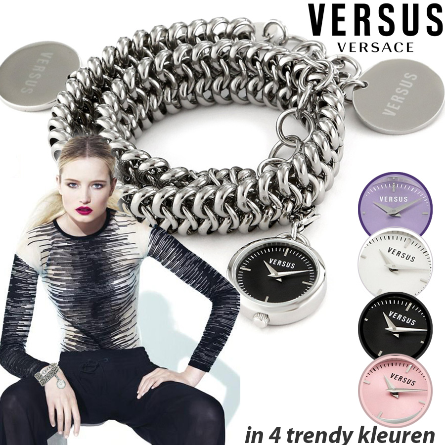 24 Deluxe - Versus By Versace Bedelarmband Horloge