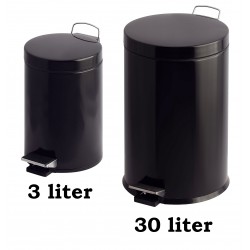 One Time Deal - 2 Pedaalemmers 30 Liter + 3 Liter (Zwart) One Time Deal - 2 Pedaalemmers 30 Liter + 3 Liter (Zwart)
