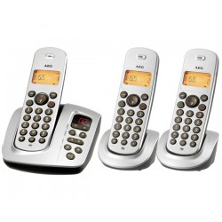 One Time Deal - Aeg Dect Telefoons 1535 (Triple Set) One Time Deal - Aeg Dect Telefoons 1535 (Triple Set)
