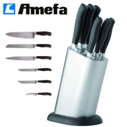 One Time Deal - Amefa Prisma Professionele Rvs Messen Set One Time Deal - Amefa Prisma Professionele Rvs Messen Set