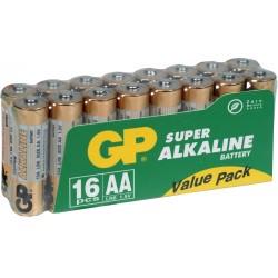 One Time Deal - Gp Aa Batterijen 16 Stuks!