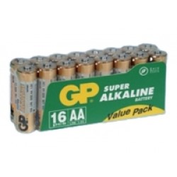 One Time Deal - Gp Super Alkaline Aa Penlite Valuepack 16 Stuks (030.15As16) One Time Deal - Gp Super Alkaline Aa Penlite Valuepack 16 Stuks (030.15As16)