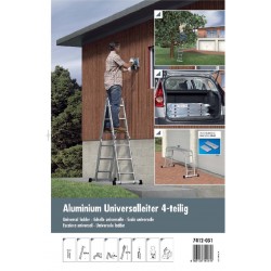 One Time Deal - Interstep Multifunctionele Ladder (Max Werkhoogte: 4,47M) One Time Deal - Interstep Multifunctionele Ladder (Max Werkhoogte: 4,47M)