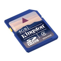 One Time Deal - Kingston Securedigital Memory Card/4gb One Time Deal - Kingston Securedigital Memory Card/4gb