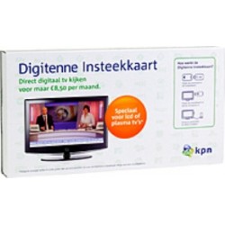 One Time Deal - Kpn Digitenne Tv Insteekkaart