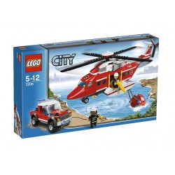 One Time Deal - Lego Brandweerhelikopter - 7206