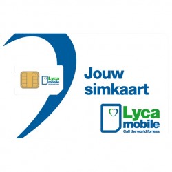 One Time Deal - Lyca Prepay Simkaart Incl. 15,00 Euro Beltegoed