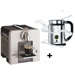 One Time Deal - Magimix Nespresso Le Cube M220a (Zilvergrijs) + Aeroccino One Time Deal - Magimix Nespresso Le Cube M220a (Zilvergrijs) + Aeroccino