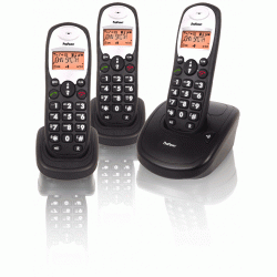 One Time Deal - Profoon Dect Telefoon Met 2 Extra Handsets