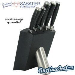One Time Deal - Sabatier Messenblok 5-Delig Delice (Levenslange Garantie) One Time Deal - Sabatier Messenblok 5-Delig Delice (Levenslange Garantie)