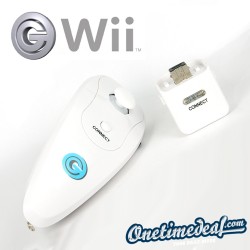 One Time Deal - Wireless G Nunchuck White For Wii (G Booster) One Time Deal - Wireless G Nunchuck White For Wii (G Booster)