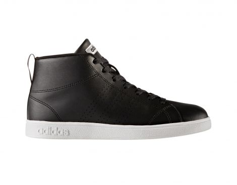 Avantisport - adidas - Advantage Clean Mid W - Zwarte Schoen Avantisport - adidas - Advantage Clean Mid W - Zwarte Schoen