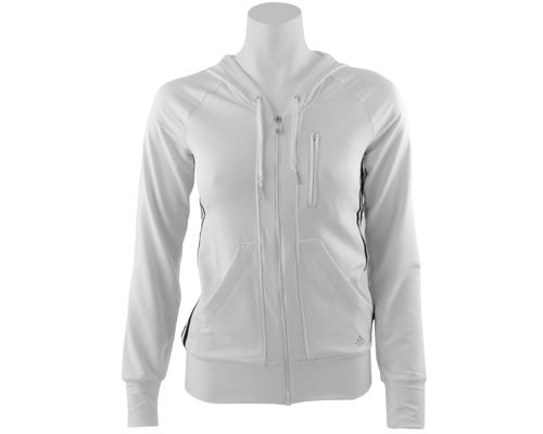 Avantisport - Adidas - Cl Gym Fullzip - White/black Avantisport - Adidas - Cl Gym Fullzip - White/black