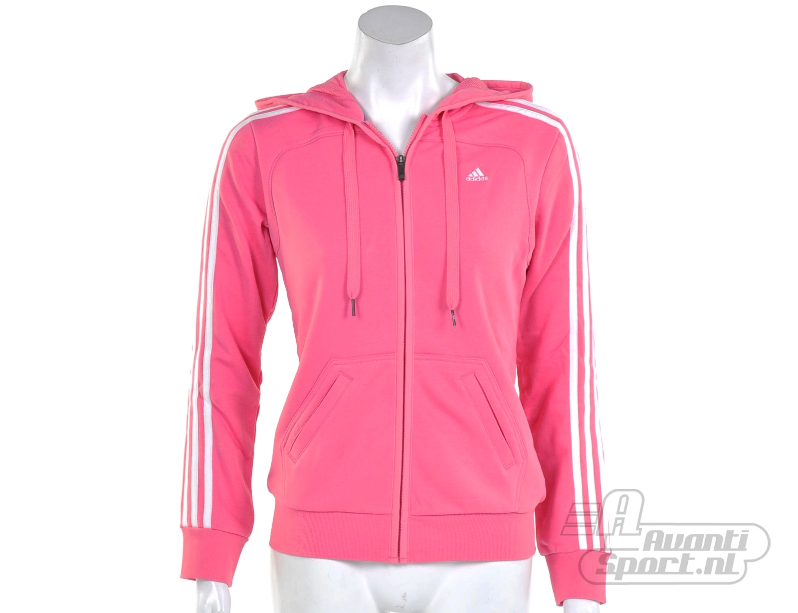 Avantisport - Adidas - Essentials 3 Stripes Hood Jacket - Adidas Jackets Avantisport - Adidas - Essentials 3 Stripes Hood Jacket - Adidas Jackets