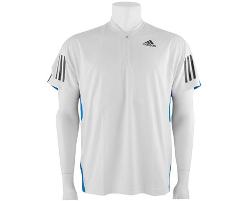 Avantisport - Adidas - M Comp Theme Po - White/blue Avantisport - Adidas - M Comp Theme Po - White/blue