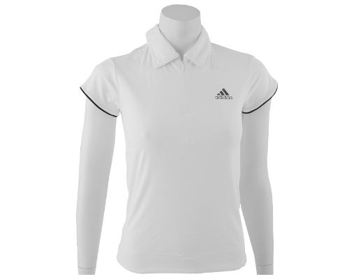 Avantisport - Adidas - W Comp Cap Polo - White/black Avantisport - Adidas - W Comp Cap Polo - White/black