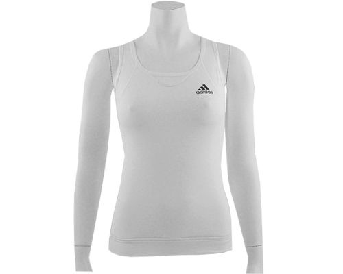 Avantisport - Adidas - W Comp Top - White/black Avantisport - Adidas - W Comp Top - White/black
