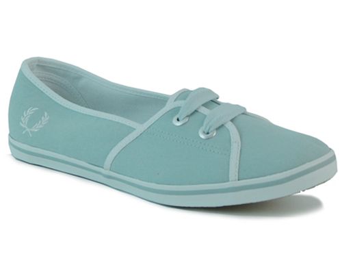 Avantisport - Fred Perry - Fred Perry Two Eye Pump - Chalk Blue/white Avantisport - Fred Perry - Fred Perry Two Eye Pump - Chalk Blue/white