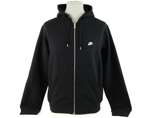 Avantisport - Nike - Hayward Fullzip Brushed - Black/white Avantisport - Nike - Hayward Fullzip Brushed - Black/white