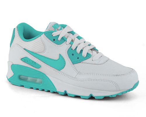 Avantisport - Nike - Wmns Air Max 90 - White/turquoise Avantisport - Nike - Wmns Air Max 90 - White/turquoise