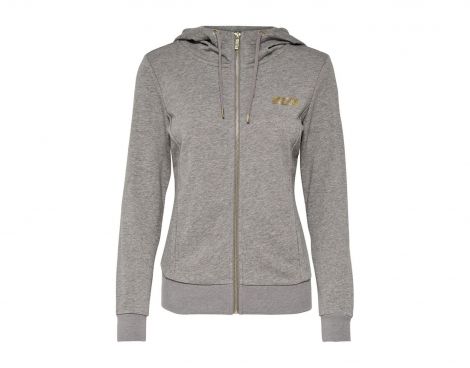 Avantisport - Only Play - Gold Glitter Zip Hood Sweat - Dames Vest Avantisport - Only Play - Gold Glitter Zip Hood Sweat - Dames Vest