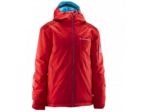 Avantisport - Peak Performance - Navigator Loft Jacket - Rode Ski Jas Avantisport - Peak Performance - Navigator Loft Jacket - Rode Ski Jas