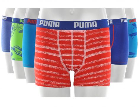 Avantisport - Puma - Boxershort 6Pack JR - Boxershort Set Junior Avantisport - Puma - Boxershort 6Pack JR - Boxershort Set Junior