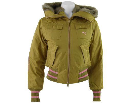 Avantisport - Puma - Italia Wmns Jacket - Olive Green/gold Avantisport - Puma - Italia Wmns Jacket - Olive Green/gold