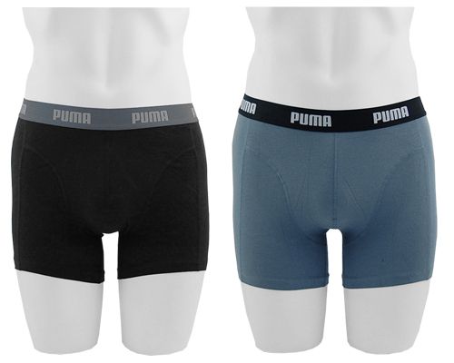 Avantisport - Puma - Men's Boxer 2 Pack - Black/grey Grey/black Avantisport - Puma - Men's Boxer 2 Pack - Black/grey Grey/black