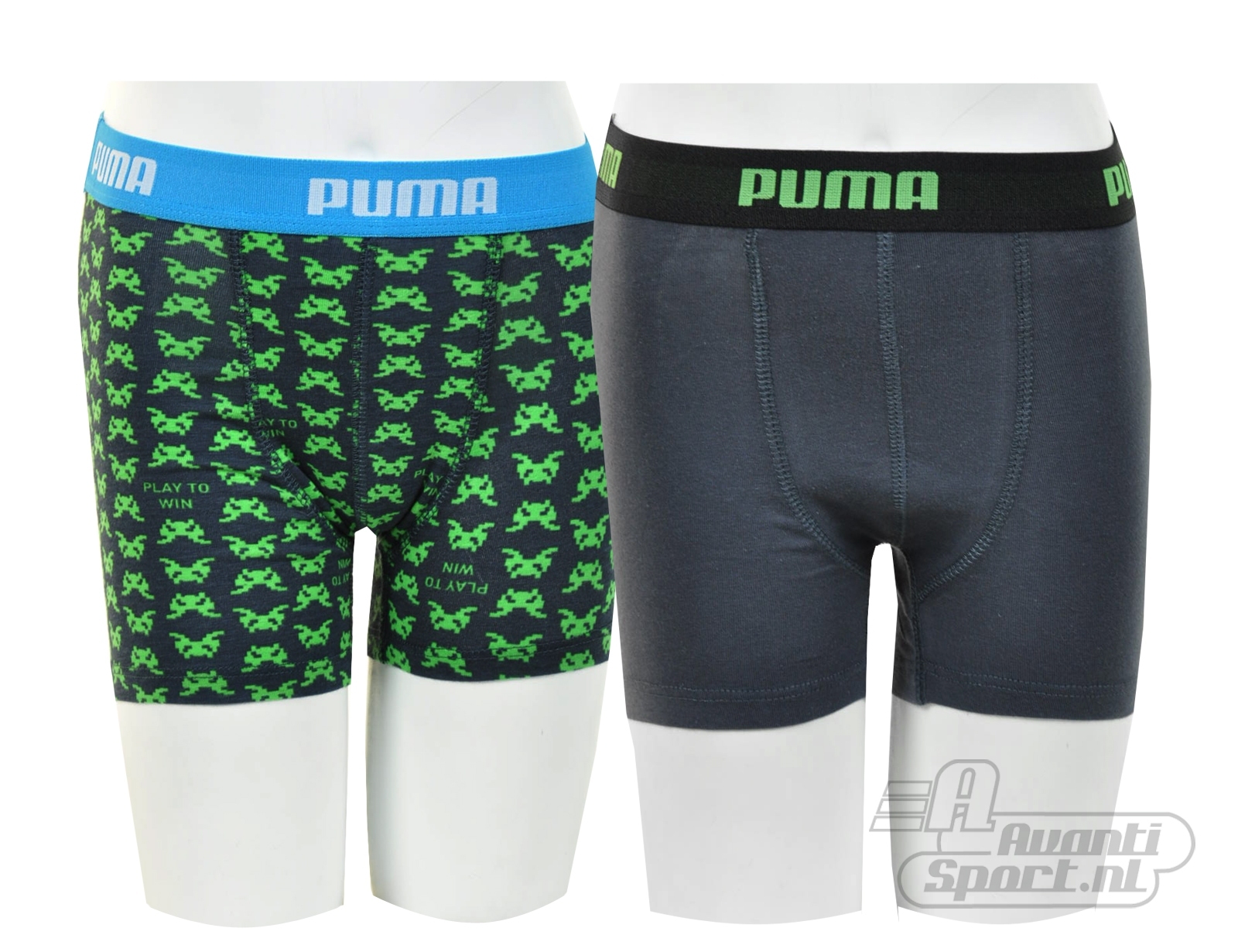 Avantisport - Puma - Space Invaders Boxer 2 Pair - Puma Kinder Ondergoed