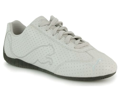 Avantisport - Puma - Speed Cat Big Perf - White/white/puma Silver Avantisport - Puma - Speed Cat Big Perf - White/white/puma Silver