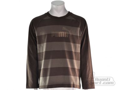 Avantisport - Puma - Striped Large Logo LS Tee - Kinder T-shirt Puma Avantisport - Puma - Striped Large Logo LS Tee - Kinder T-shirt Puma