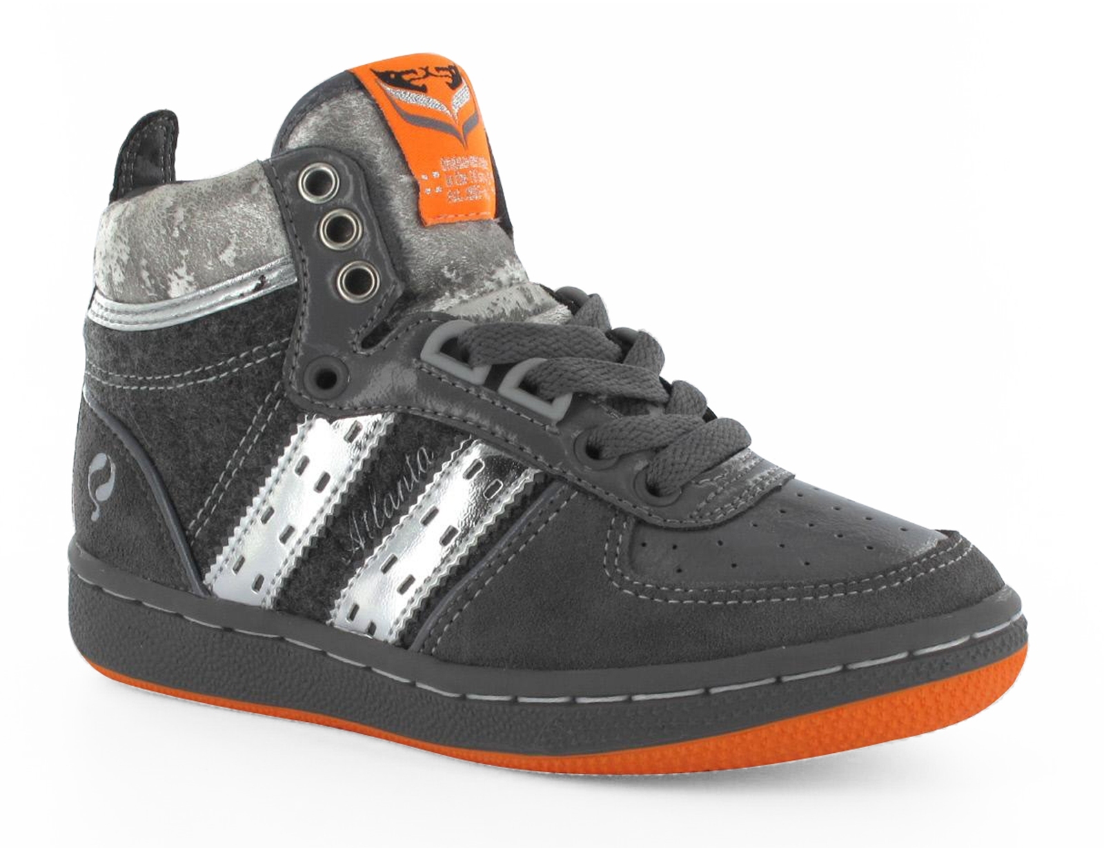 Avantisport - Quick - Atlanta Junior Lace - Grey Seal/silver/orange