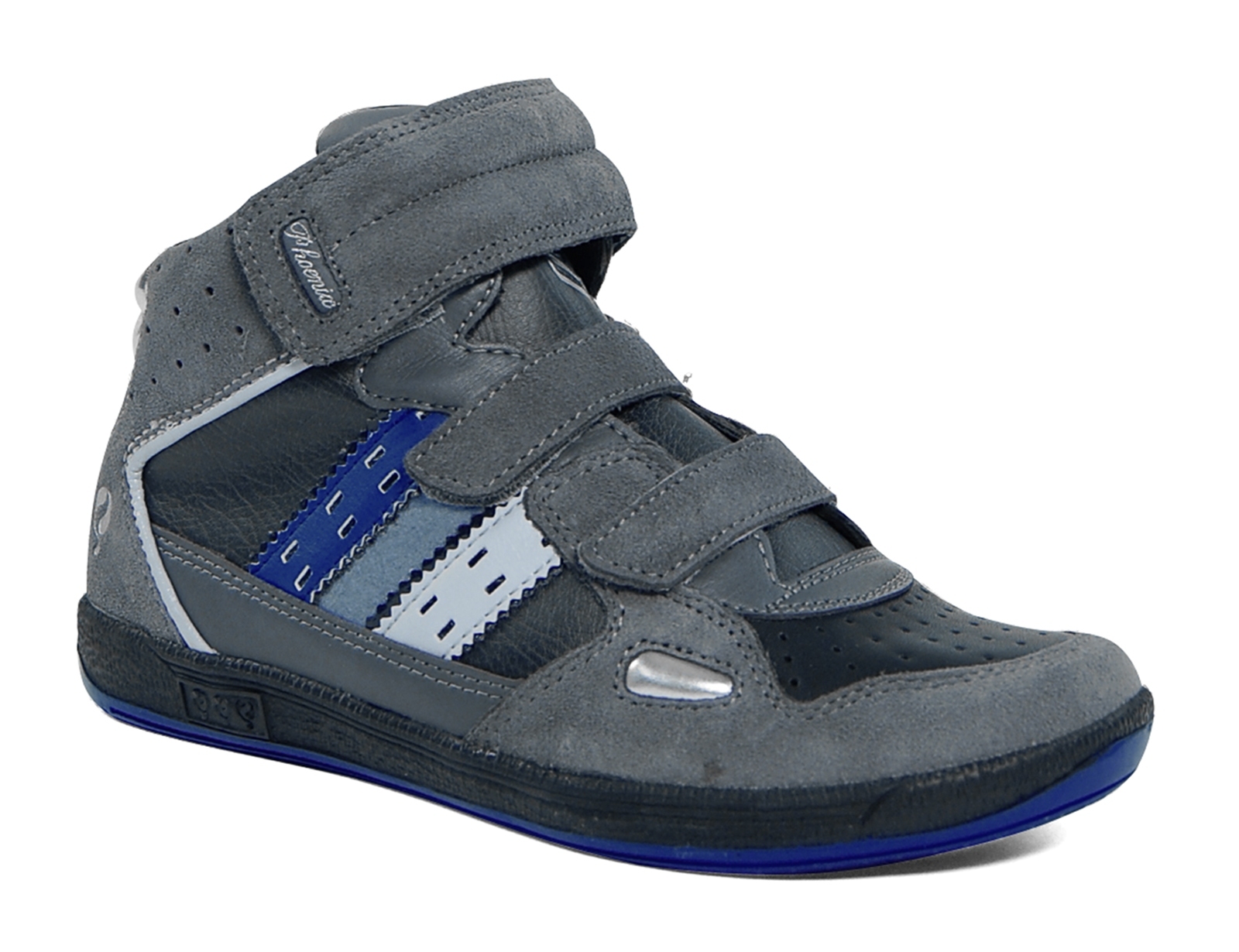 Avantisport - Quick - Phoenix Junior Velcro - Black/grey Seal/blue