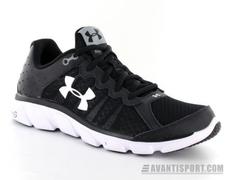 Avantisport - Under Armour - Micro G Assert 6 - Zwart Hardloopschoen