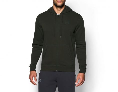 Avantisport - Under Armour - Rival Fitted Full Zip - Groen Heren vest Avantisport - Under Armour - Rival Fitted Full Zip - Groen Heren vest