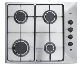 BCC - Etna T 007 V Inox - Gas Inbouw Kookplaat BCC - Etna T 007 V Inox - Gas Inbouw Kookplaat