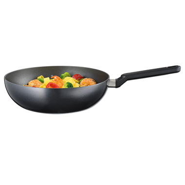 Blokker - Aluminium steelwok Gero Allure met rvs bodem Ø 28cm Blokker - Aluminium steelwok Gero Allure met rvs bodem Ø 28cm