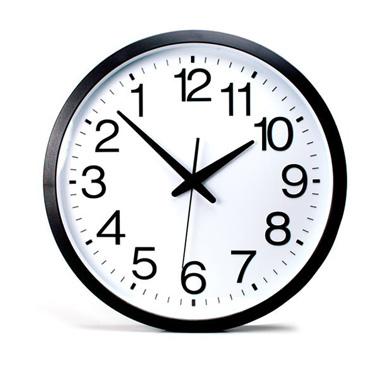 Blokker - Backwards Clock wandklok
