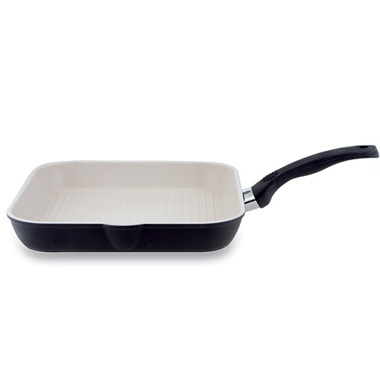 Blokker - Ballarini Salento Whitestone grillpan 28x28 cm Blokker - Ballarini Salento Whitestone grillpan 28x28 cm