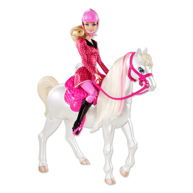 Blokker - Barbie met lopend paard Blokker - Barbie met lopend paard