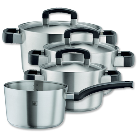 Blokker - BK Conical Cool kookset 4-delig Blokker - BK Conical Cool kookset 4-delig