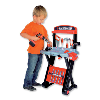 Blokker - Black & Decker werkbank met mechanische boor Blokker - Black & Decker werkbank met mechanische boor
